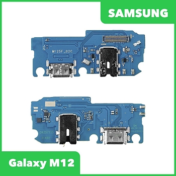 Разъем зарядки для телефона Samsung Galaxy M12 (M127F), микрофон