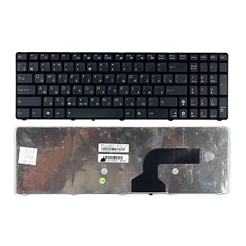 Клавиатура для ноутбука Asus K52, K53, G73, A52, G60, черная, с рамкой